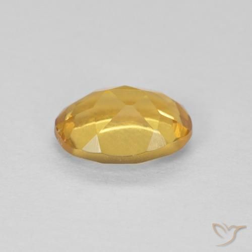 Berillo Dorato naturale da 0.76 ct, Ovale, VVS-VS