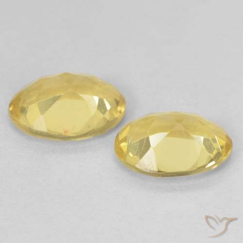 Gemme di Berillo Giallo chiaro naturale da 2.04 ct, Ovale, VVS-VS