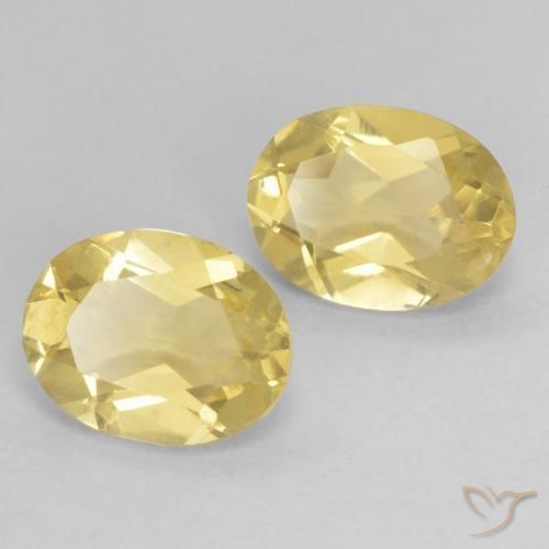 2.17ctw Naturale Oro chiaro Berillo, Ovale, VVS-VS