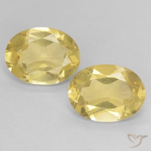 Gemme di Berillo Oro chiaro naturale da 2.17 ct, Ovale, VVS-VS