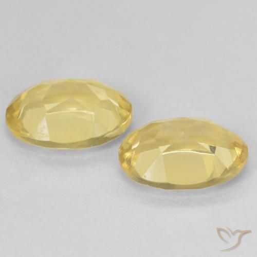 Gemme di Berillo Oro chiaro naturale da 2.17 ct, Ovale, VVS-VS
