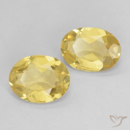 Gemme di Berillo Giallo dorato chiaro naturale da 2.00 ct, Ovale, VVS-VS