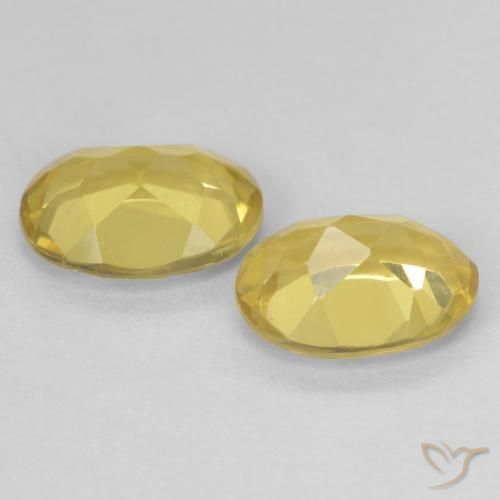 Gemme di Berillo Giallo chiaro naturale da 2.30 ct, Ovale, VVS-VS