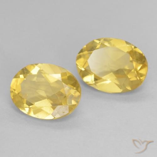 Gemme di Berillo Oro chiaro naturale da 2.35 ct, Ovale, VVS-VS