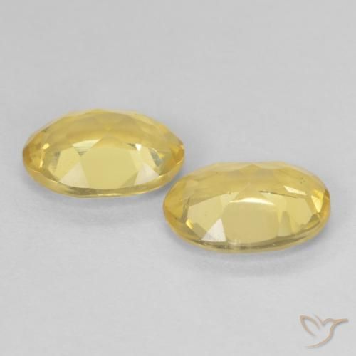 Gemme di Berillo Giallo chiaro naturale da 2.23 ct, Ovale, VS