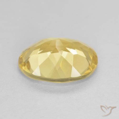 Berillo Giallo dorato chiaro naturale da 2.22 ct, Ovale, VVS-VS