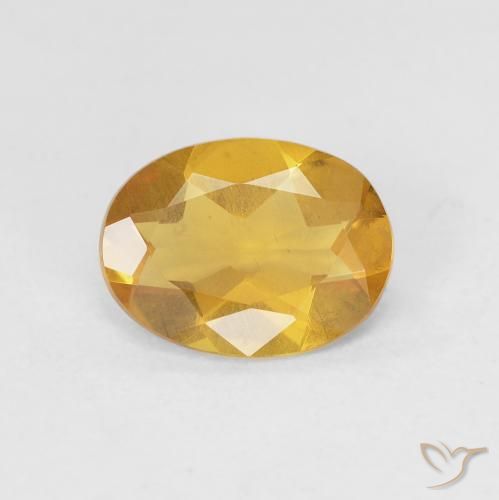Berillo Arancio-Oro naturale da 1.32 ct, Ovale, VS