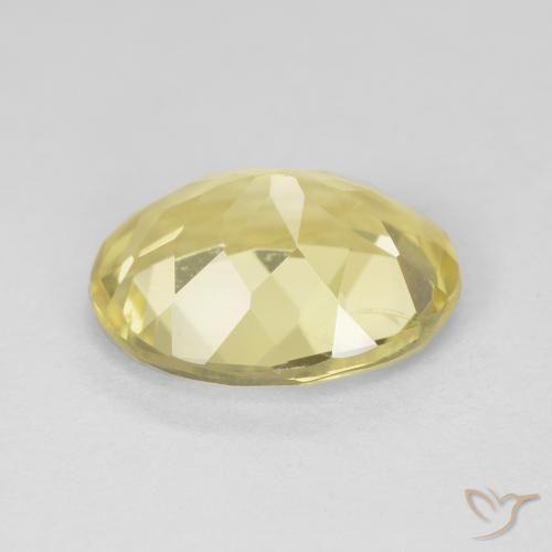 Berillo Giallo Digione molto chiaro naturale da 2.37 ct, Ovale, VS