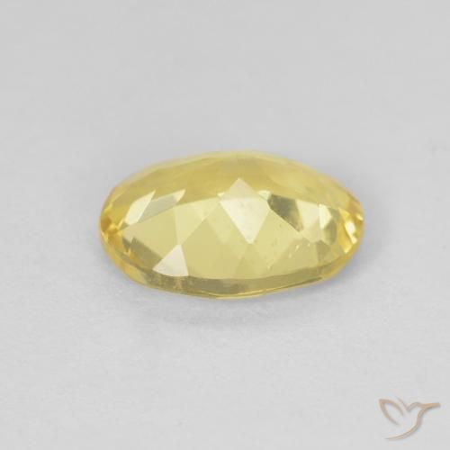 Berillo Giallo chiaro naturale da 1.45 ct, Ovale, VS