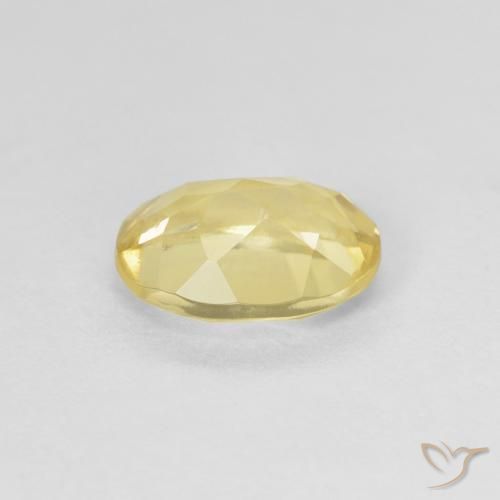 Berillo Giallo medio naturale da 1.25 ct, Ovale, VS