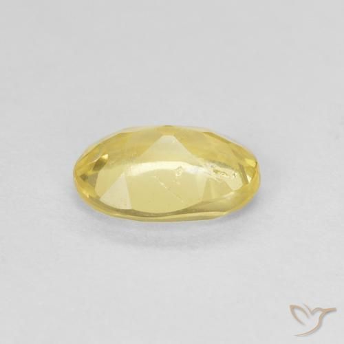 Berillo Giallo chiaro naturale da 0.75 ct, Ovale, VS