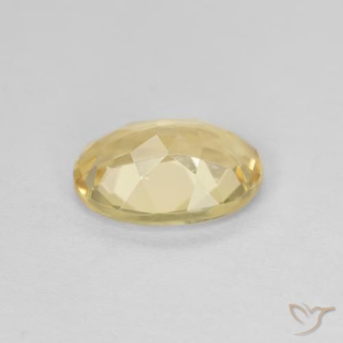 Berillo Oro chiaro naturale da 1.49 ct, Ovale, VVS
