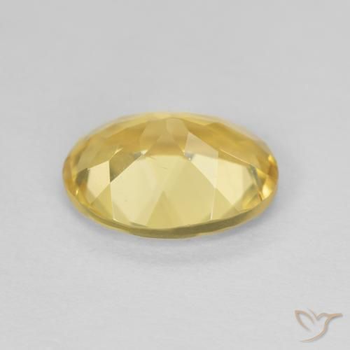 Berillo Giallo chiaro naturale da 2.19 ct, Ovale, VVS