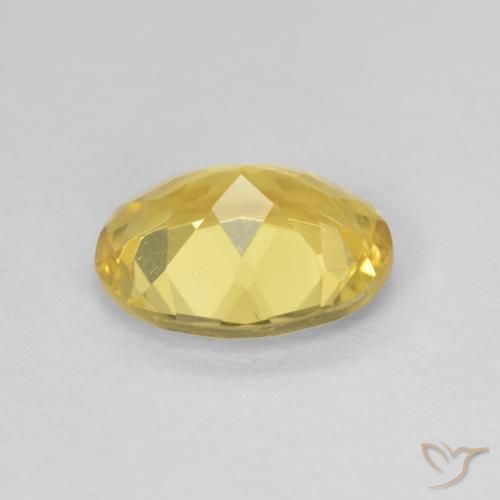 Berillo Giallo dorato chiaro naturale da 1.97 ct, Ovale, VVS