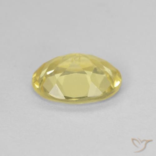 Berillo Giallo chiaro naturale da 1.43 ct, Ovale, VVS
