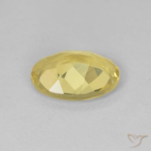 Berillo Oro chiaro naturale da 1.43 ct, Ovale, VVS