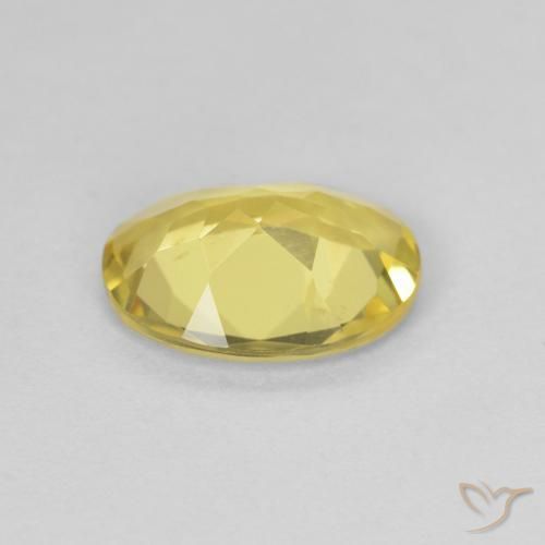 Berillo Oro chiaro naturale da 1.33 ct, Ovale, VVS