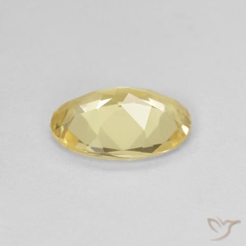 Berillo Oro chiaro naturale da 1.17 ct, Ovale, VVS