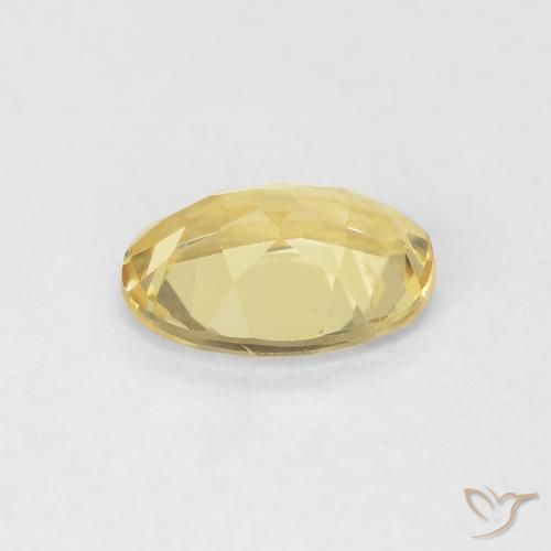 Berillo Giallo chiaro naturale da 1.07 ct, Ovale, VS