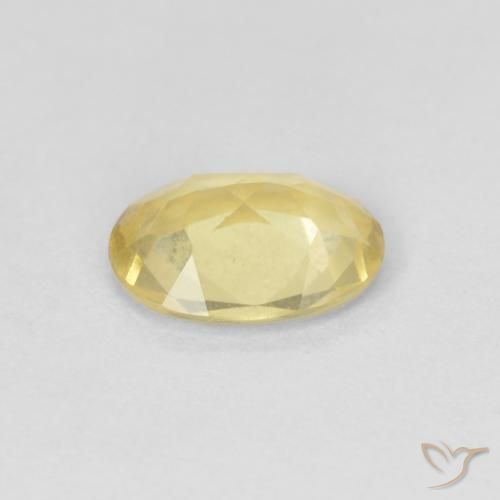 Berillo Oro chiaro naturale da 0.76 ct, Ovale, VS