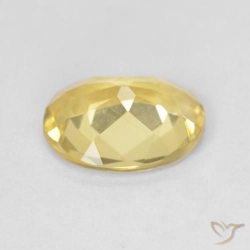 Berillo Oro chiaro naturale da 1.56 ct, Ovale, VS