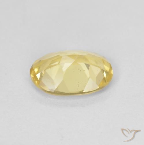 Berillo Giallo chiaro naturale da 1.00 ct, Ovale, VS
