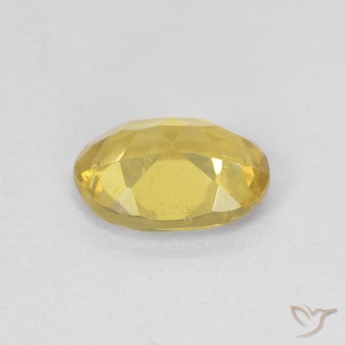 Berillo Giallo dorato chiaro naturale da 1.17 ct, Ovale, VS