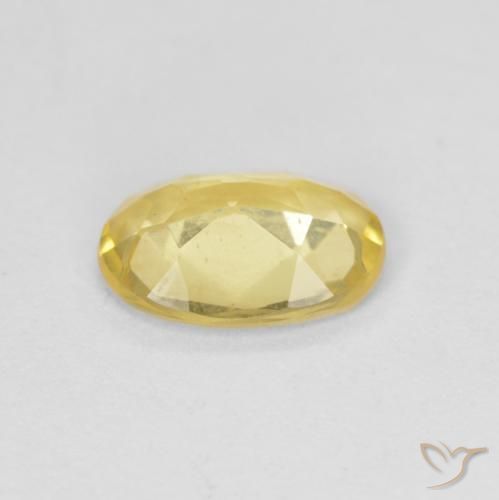 Berillo Oro chiaro naturale da 0.90 ct, Ovale, VS