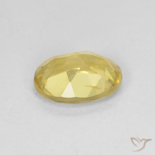Berillo Oro chiaro naturale da 1.13 ct, Ovale, VS