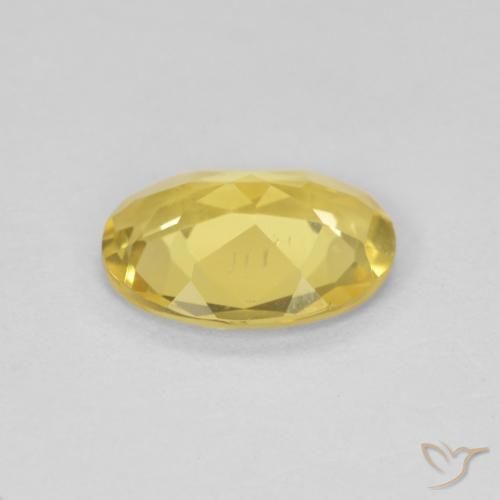 Berillo Oro chiaro naturale da 1.31 ct, Ovale, VS