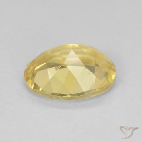 Berillo Giallo chiaro naturale da 2.28 ct, Ovale, VS