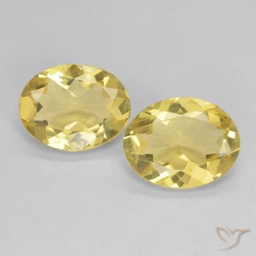 3.86ctw Naturale Oro chiaro Berillo, Ovale, VS