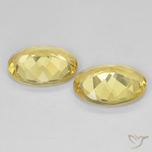 Gemme di Berillo Oro chiaro naturale da 3.86 ct, Ovale, VS