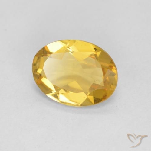 Berillo Giallo miele naturale da 1.35 ct, Ovale, VVS