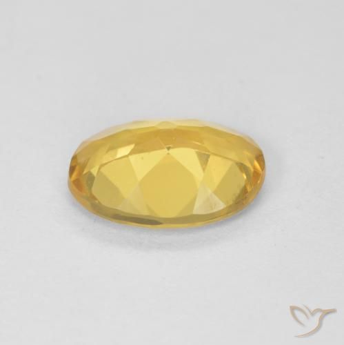 Berillo Giallo miele naturale da 1.35 ct, Ovale, VVS
