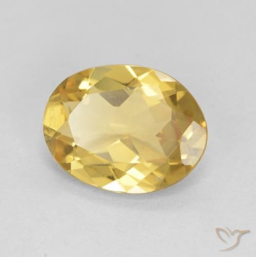 Berillo Giallo chiaro naturale da 1.89 ct, Ovale, VVS
