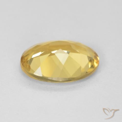 Berillo Giallo chiaro naturale da 1.89 ct, Ovale, VVS