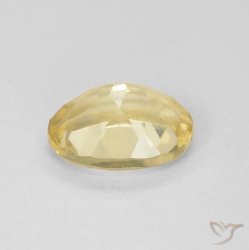 Berillo Giallo chiaro naturale da 1.74 ct, Ovale, VVS