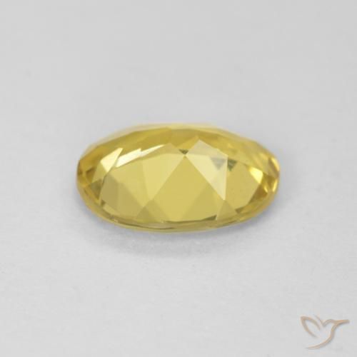 Berillo Giallo chiaro naturale da 1.33 ct, Ovale, VVS