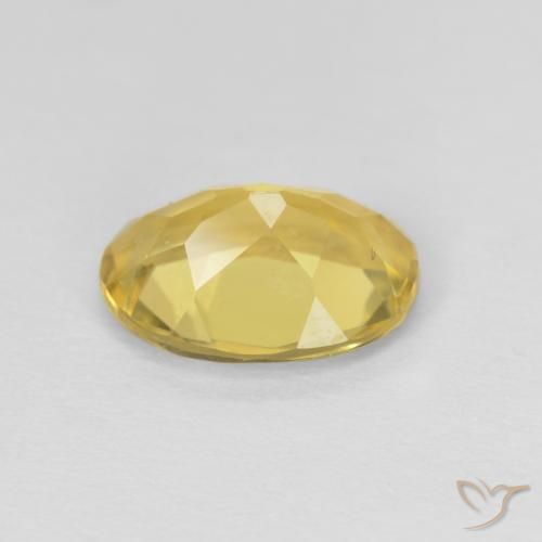 Berillo Giallo miele naturale da 1.53 ct, Ovale, VVS