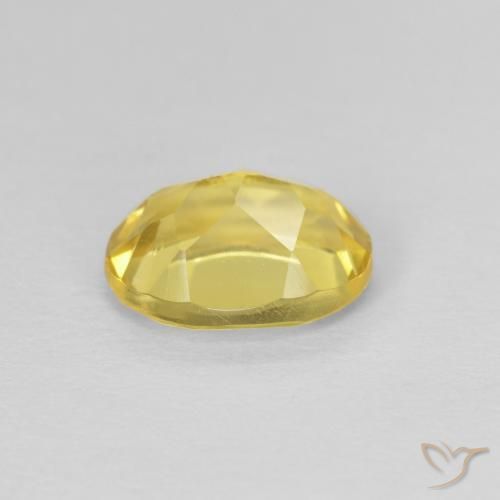 Berillo Giallo miele chiaro naturale da 1.32 ct, Ovale, VVS