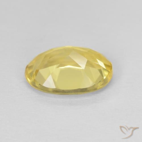 Berillo Giallo miele chiaro naturale da 1.74 ct, Ovale, VVS