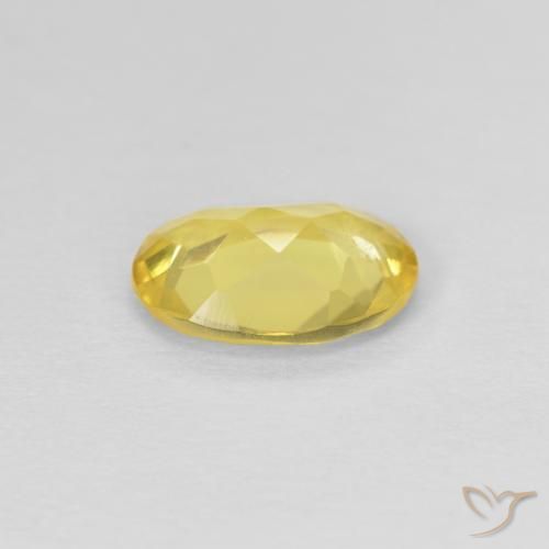 Berillo Giallo miele chiaro naturale da 0.92 ct, Ovale, VS