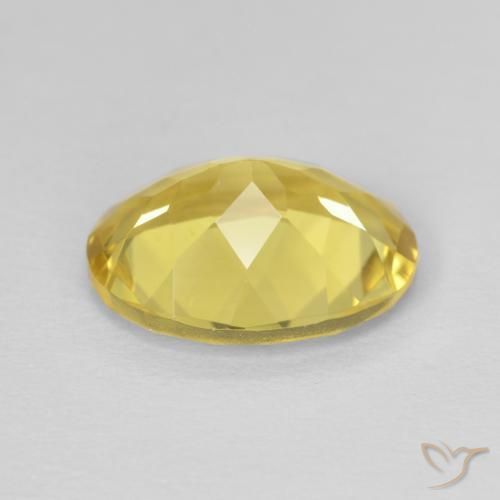 Berillo Giallo terroso naturale da 2.04 ct, Ovale, VS