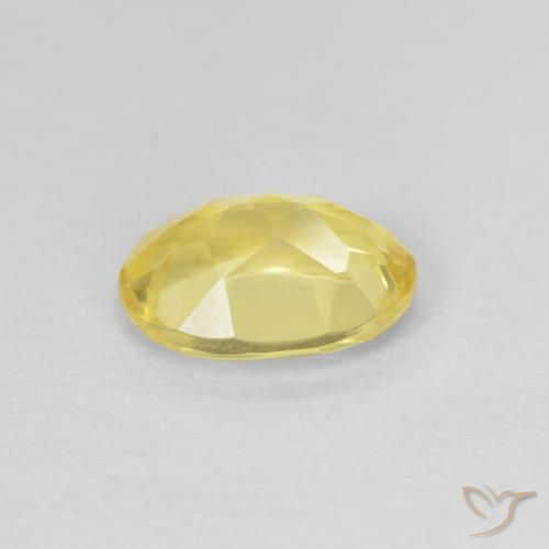 Berillo Giallo miele chiaro naturale da 1.18 ct, Ovale, VS