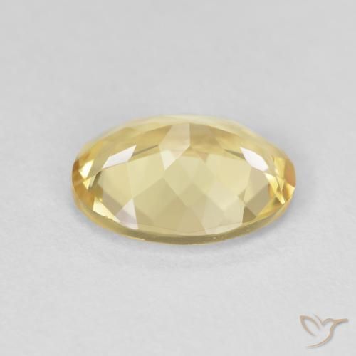 Berillo Giallo chiaro naturale da 2.25 ct, Ovale, VS