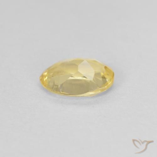 Berillo Oro chiaro naturale da 0.62 ct, Ovale, VVS-VS