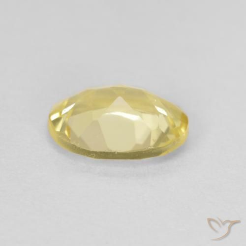 Berillo Oro chiaro naturale da 1.10 ct, Ovale, VVS-VS