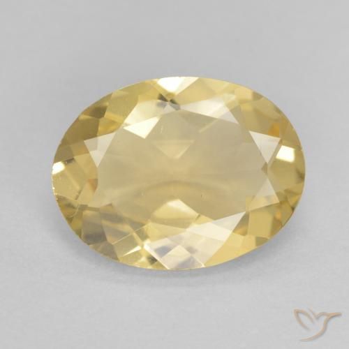 1.70ct Naturale Arancio dorato Berillo, Ovale, VVS-VS