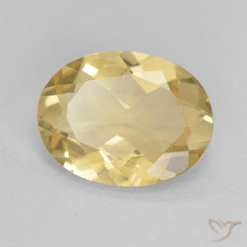 Berillo Arancio dorato naturale da 1.70 ct, Ovale, VVS-VS